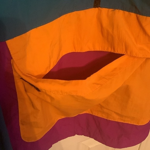 No Boundaries Multi-Color Rain Jacket Size S 34-36 #60 - Picture 6 of 12